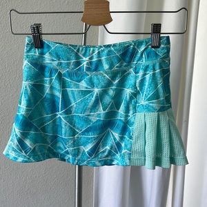 Girls aqua sports skort